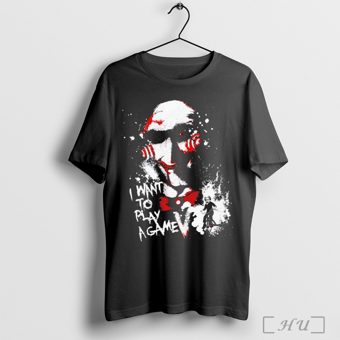 Officials Jigsaw I Want To Play A Game Saw Horror Graphic Halloween T Shirt Unisex T-shirt, Sweatshirt, Hoodie, Long Sleeve Tee - T-Shirt, Sweatshirt, Hoodie