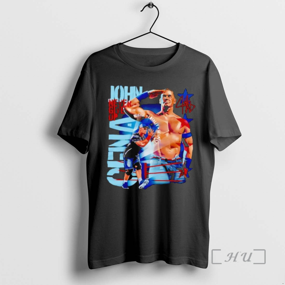 Officials John Cena Never Give Up Hustle Loyalty Respect Wrestling - T-Shirt, Sweatshirt, Hoodie