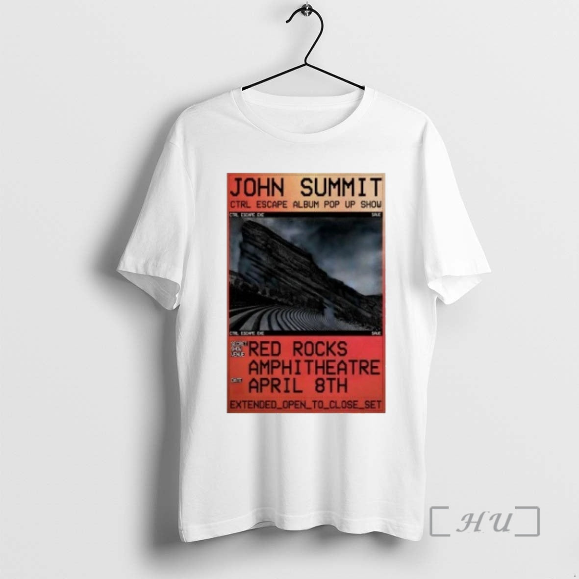 Officials John Summit Red Rocks Amphitheatre In Morrison Co Apr 8 2026 Premium T Shirts Unisex T-shirt, Sweatshirt, Hoodie, Long Sleeve Tee - T-Shirt, Sweatshirt, Hoodie