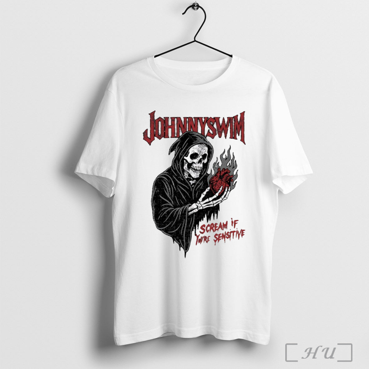 Officials Johnnyswim Scream If Youre Sensitive T Shirt Unisex T-shirt, Sweatshirt, Hoodie, Long Sleeve Tee - T-Shirt, Sweatshirt, Hoodie