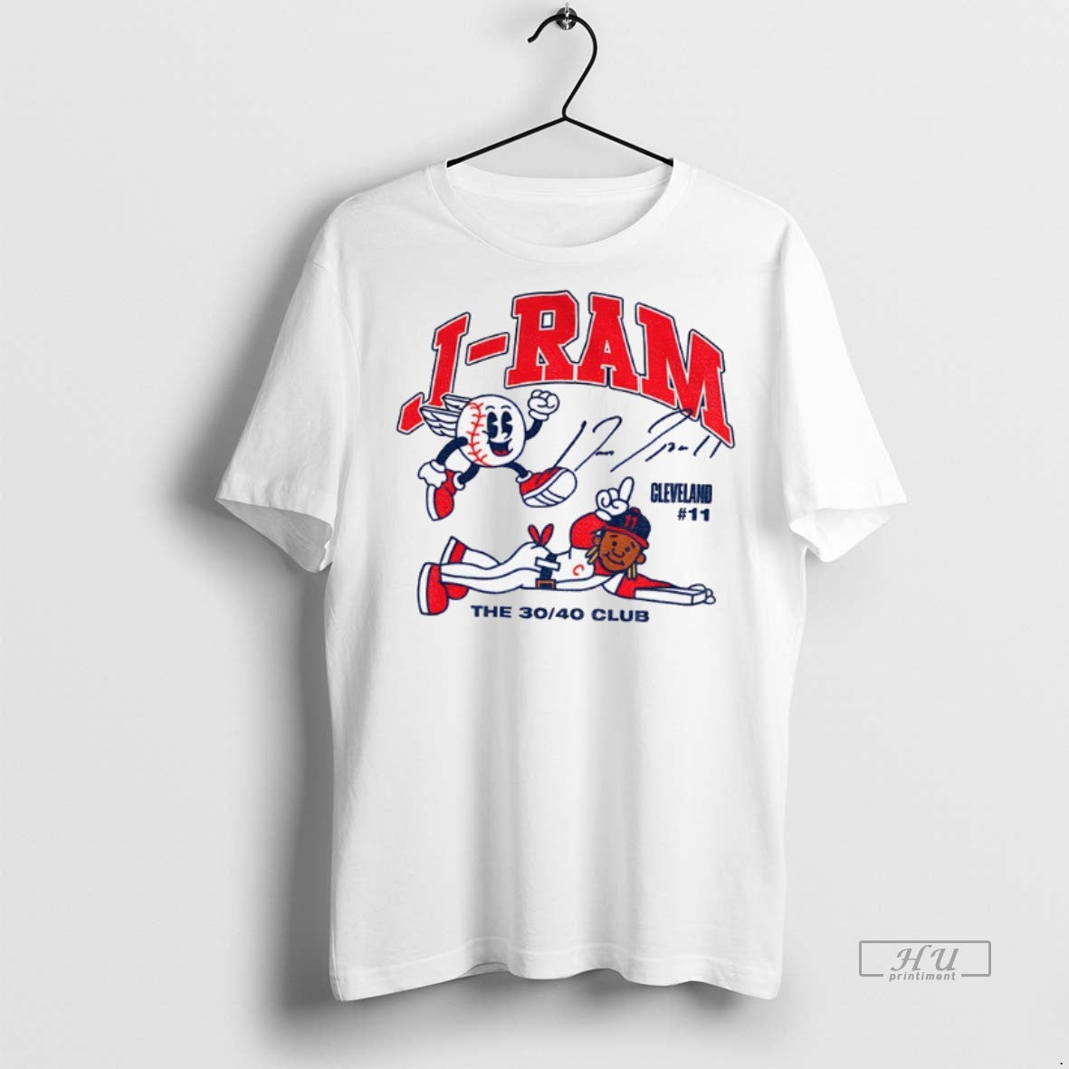 Officials Jose Ramirez Superstar Cartoon Cleveland Guardians The 30 40 Club Signature T Shirt Sweater - T-Shirt, Sweatshirt, Hoodie