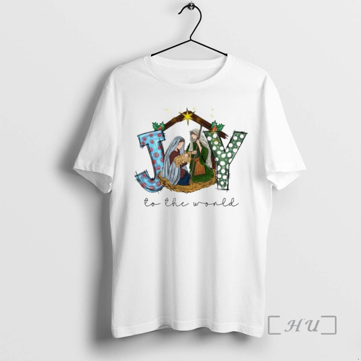 Officials Joy To The World Manger Christmas Ornaments - T-Shirt, Sweatshirt, Hoodie
