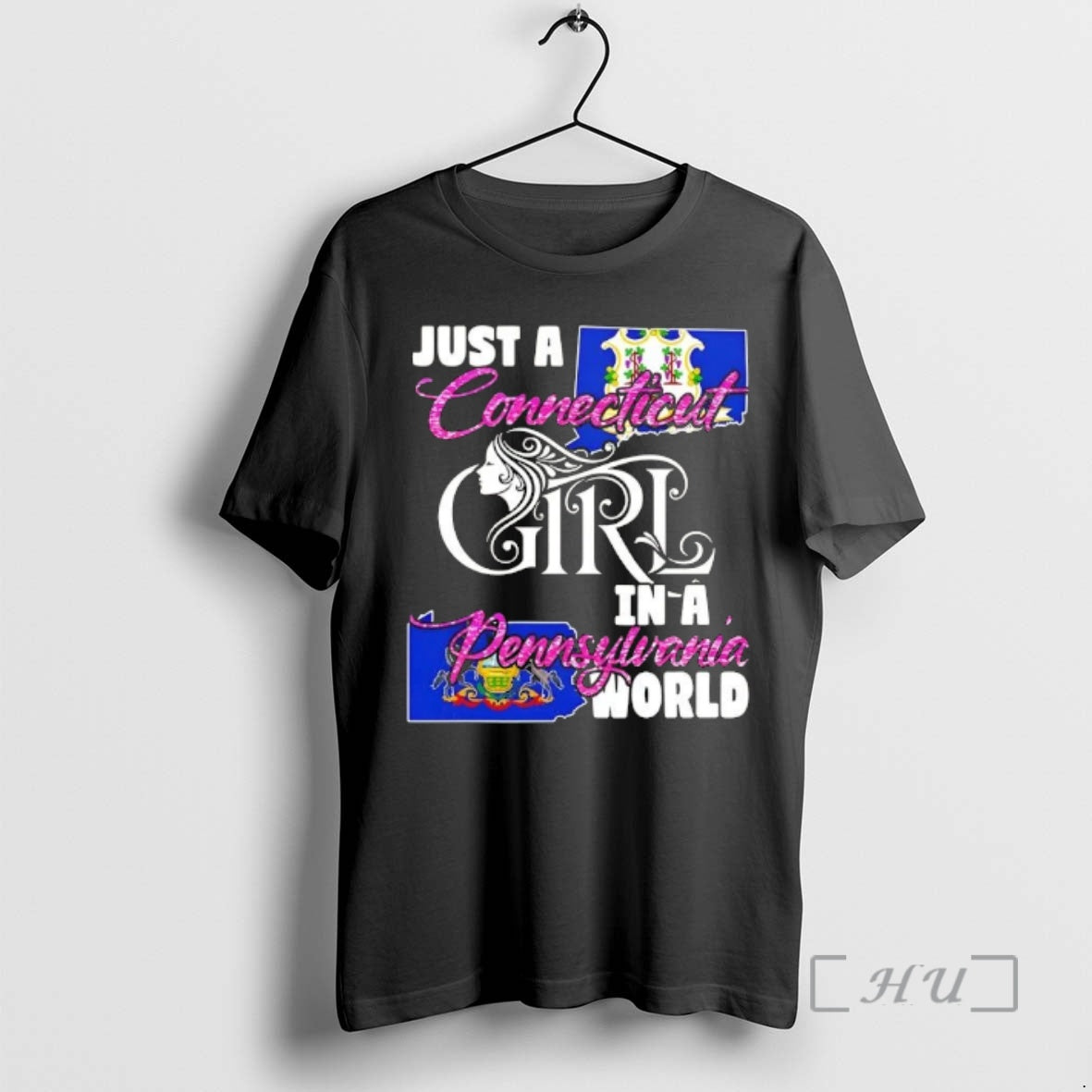 Officials Just A Connecticut Girl In A Pennsylvania World - T-Shirt, Sweatshirt, Hoodie