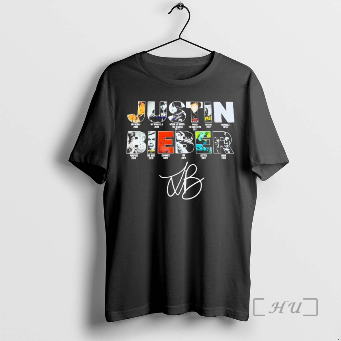 Officials Justin Bieber Fans Album Swag 2025 Signature Unisex T-shirt, Sweatshirt, Hoodie, Long Sleeve Tee - T-Shirt, Sweatshirt, Hoodie