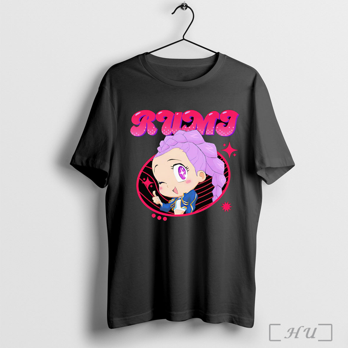 Officials Kpop Demon Hunters Rumi Chibi T Shirt Unisex T-shirt, Sweatshirt, Hoodie, Long Sleeve Tee - T-Shirt, Sweatshirt, Hoodie