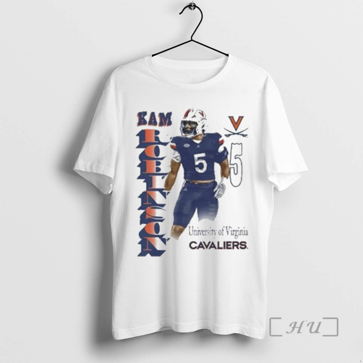 Officials Kam Robinson Virginia Cavaliers Portrait - T-Shirt, Sweatshirt, Hoodie