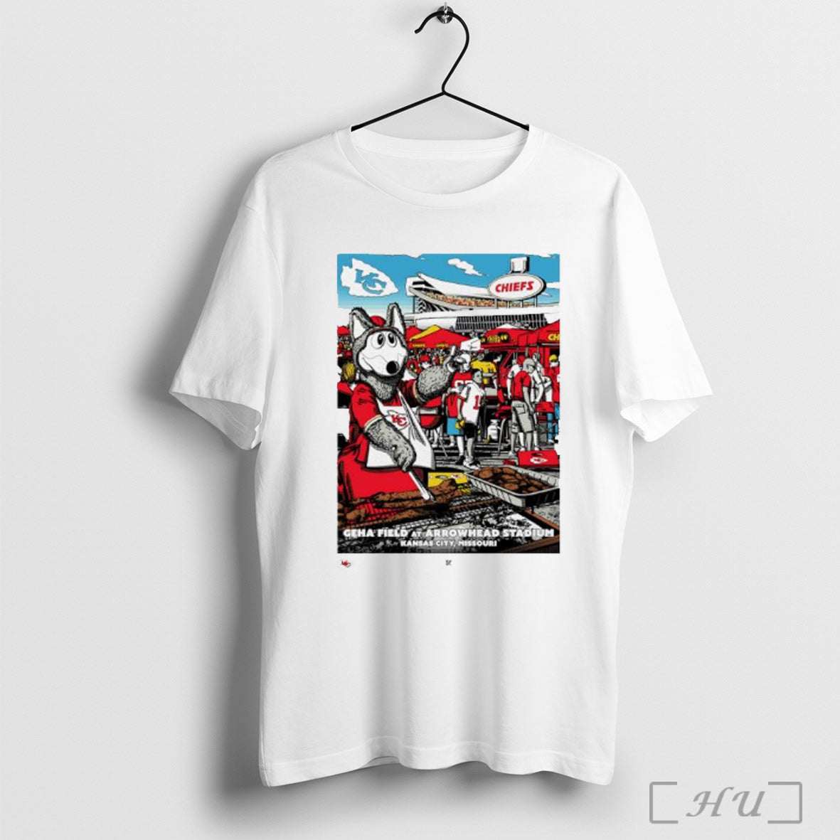 Officials Kansas City Chiefs Geha Field At Arrowhead Stadium Tailgate Mascot Graphic T Shirt - T-Shirt, Sweatshirt, Hoodie