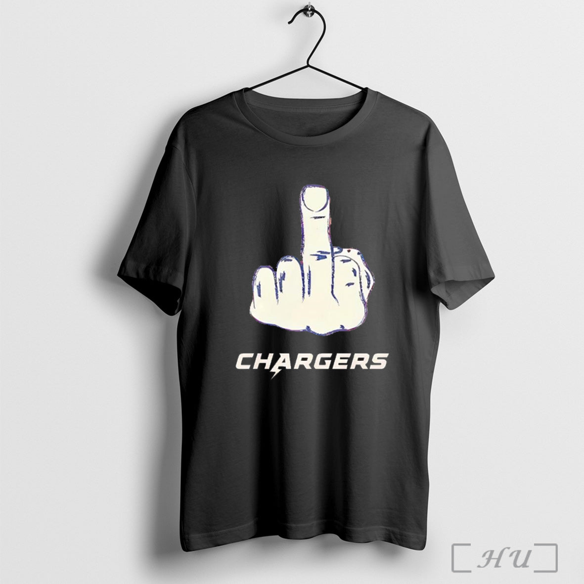 Officials Kansas City Chiefs Middle Finger Los Angeles Chargers 2025 T Shirt Unisex T-shirt, Sweatshirt, Hoodie, Long Sleeve Tee - T-Shirt, Sweatshirt, Hoodie