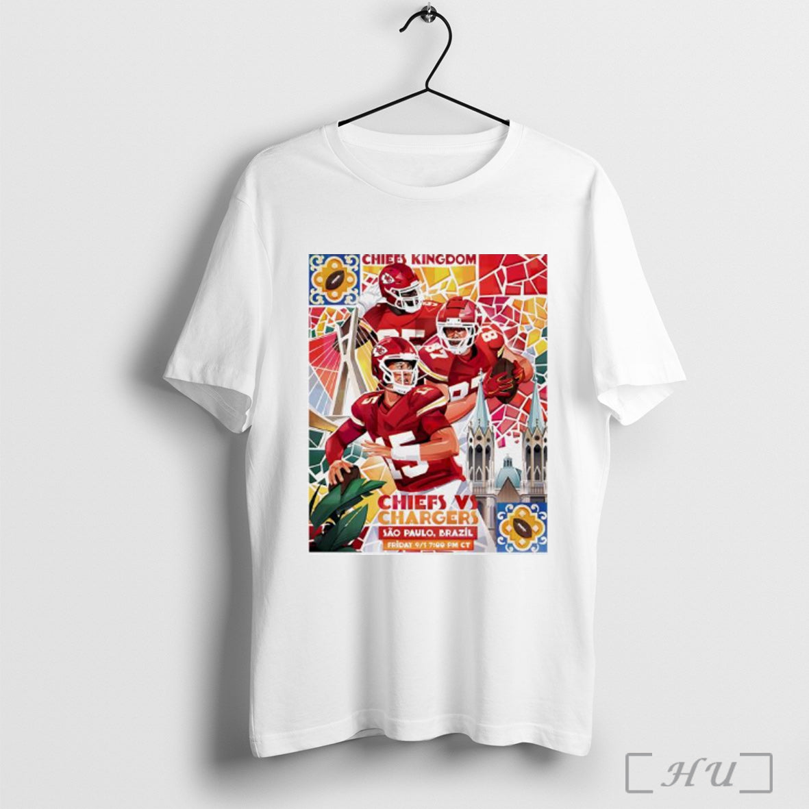 Officials Kansas City Chiefs Vs Los Angeles Chargers Sao Paulo Brazil Football Match Graphic - T-Shirt, Sweatshirt, Hoodie