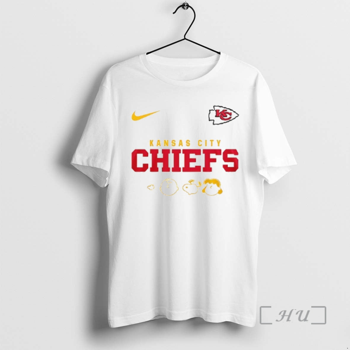 Officials Kansas City Chiefs X Peanuts Abbey Road Cartoon Double Sided Graphic Premium T Shirts - T-Shirt, Sweatshirt, Hoodie