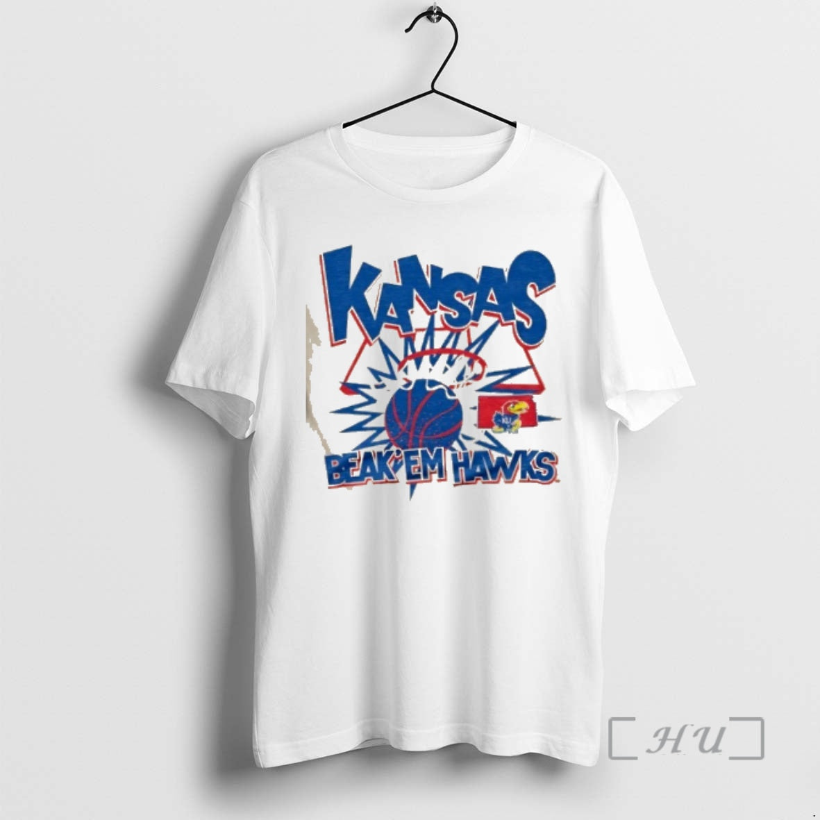 Officials Kansas Jayhawks Beak Em Hawks Slam - T-Shirt, Sweatshirt, Hoodie