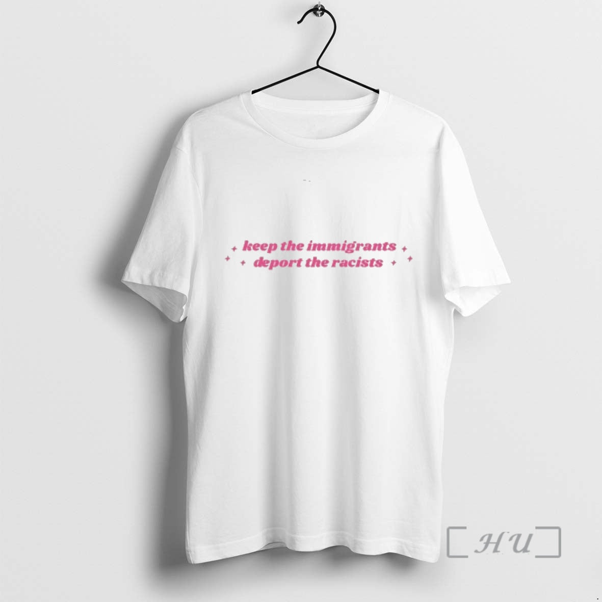 Officials Keep The Immigrants Deport The Racists Pink - T-Shirt, Sweatshirt, Hoodie
