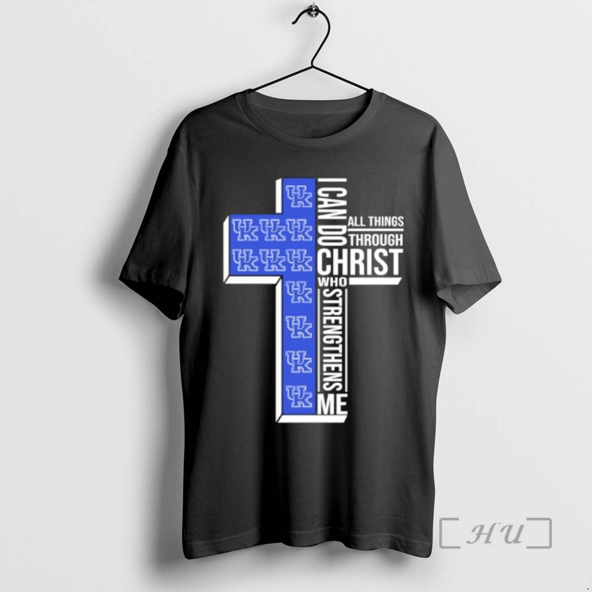 Officials Kentucky Wildcats Cross I Can Do All Things Through Christ Who Strengthen Me Premium - T-Shirt, Sweatshirt, Hoodie