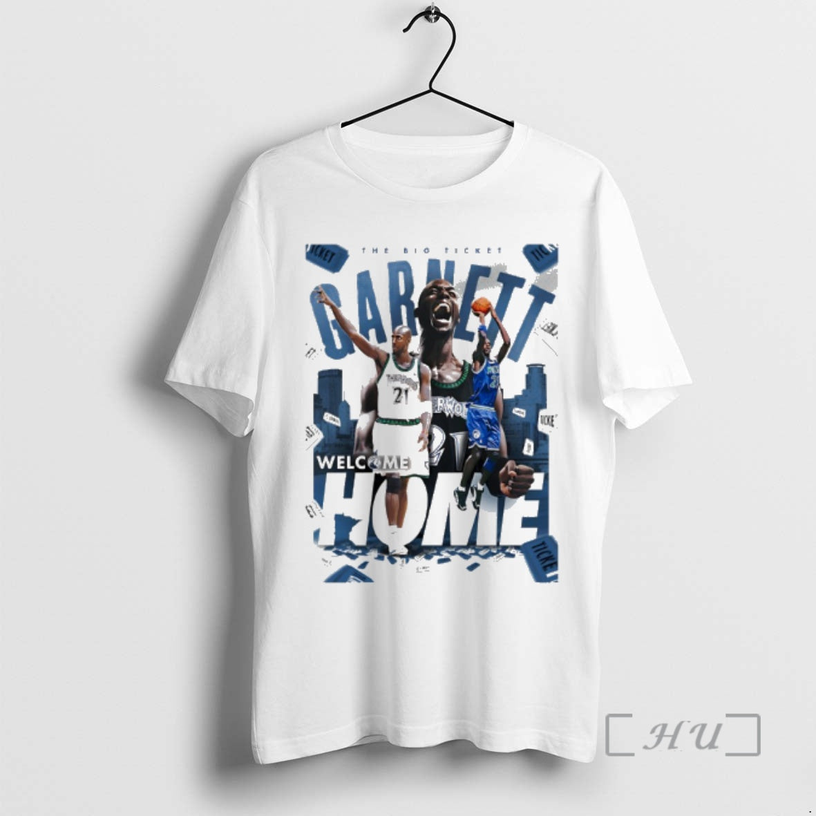 Officials Kevin Garnett Minnesota Timberwolves The Big Ticket Welcome Home - T-Shirt, Sweatshirt, Hoodie