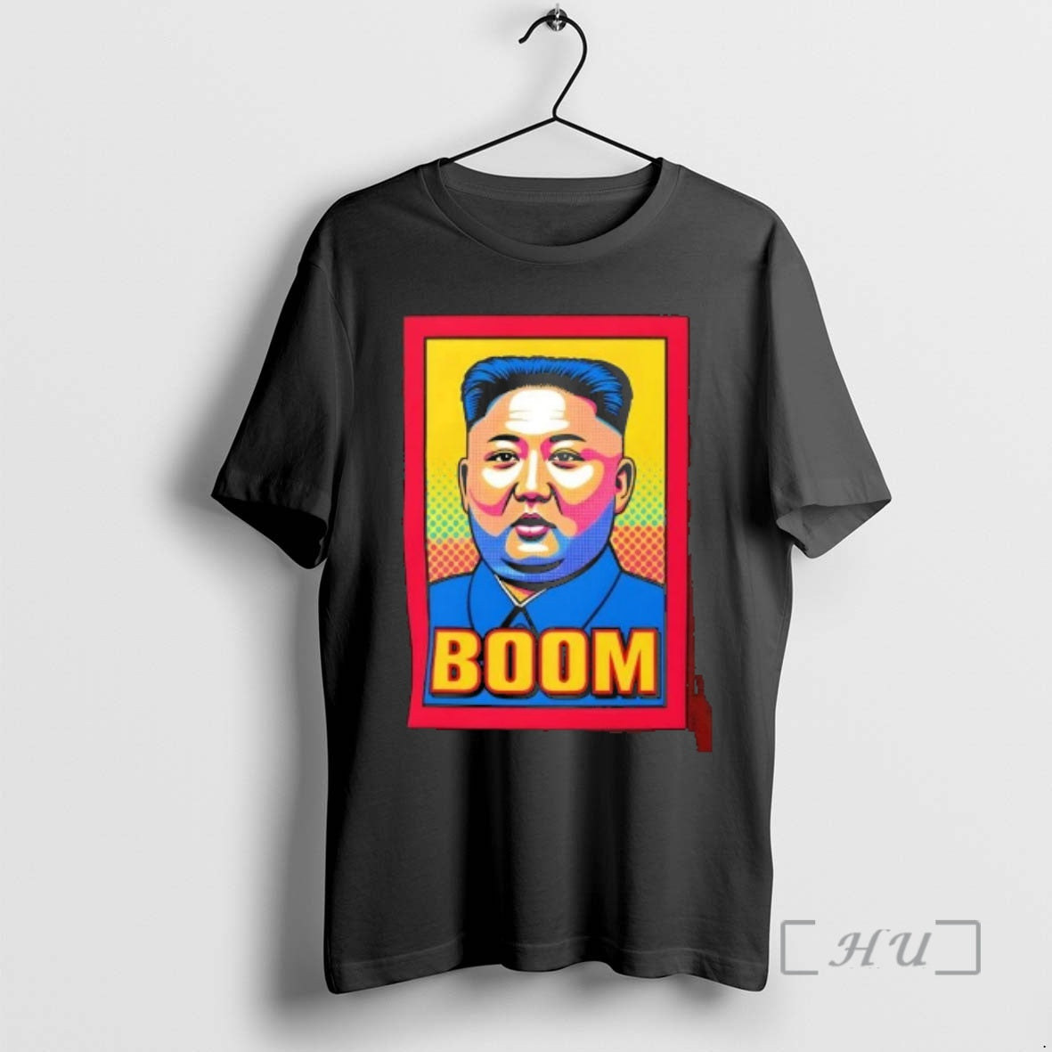 Officials Kim Jong Un Boom Pop Art Unisex T-shirt, Sweatshirt, Hoodie, Long Sleeve Tee - T-Shirt, Sweatshirt, Hoodie