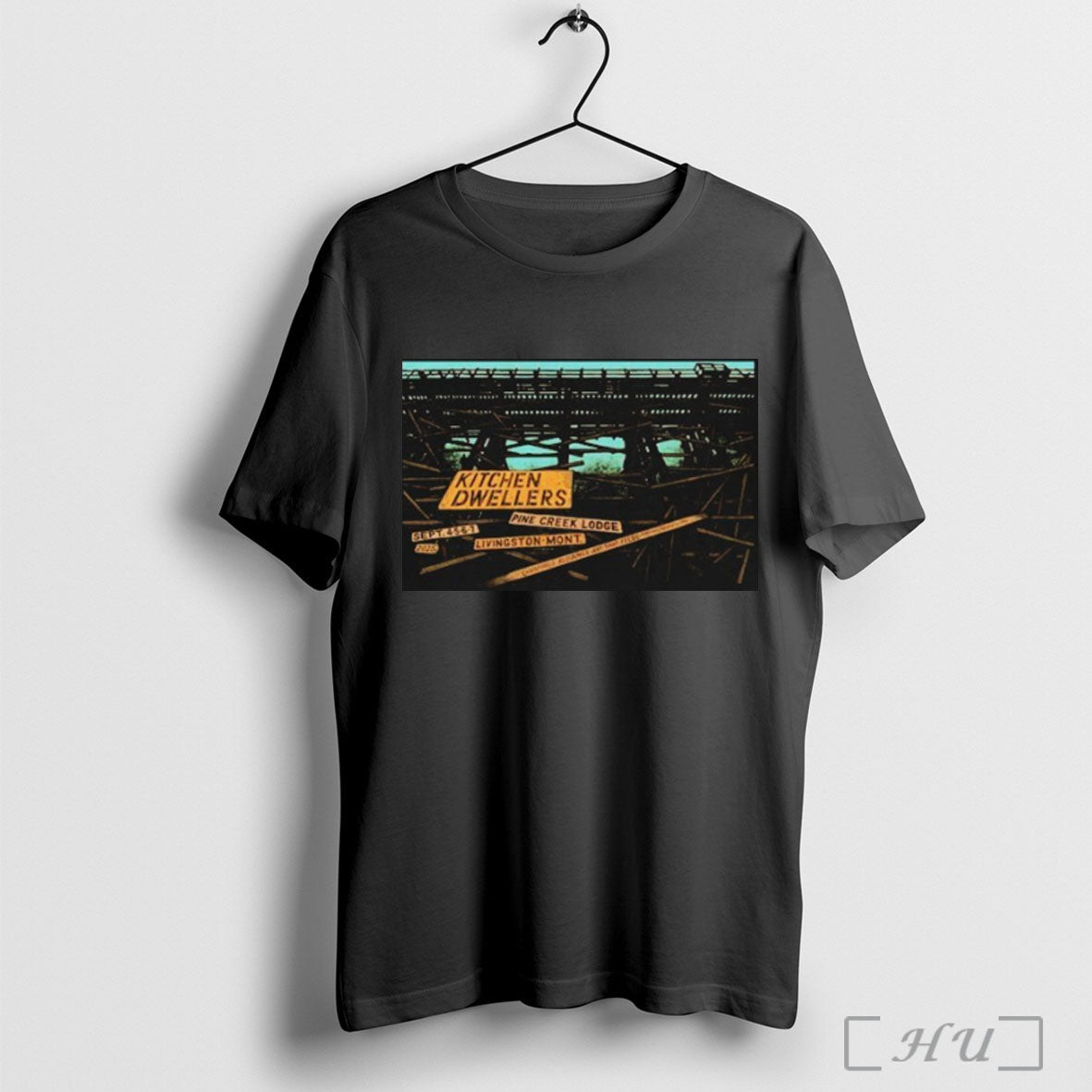 Officials Kitchen Dwellers Fall Tour 2025 Pine Creek Lodge Livingston T Shirt Unisex T-shirt, Sweatshirt, Hoodie, Long Sleeve Tee - T-Shirt, Sweatshirt, Hoodie