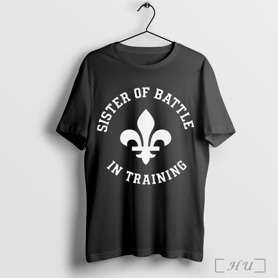 Officials Kvwviiju Wearing Sister Of Battle In Training Fleur De Lis T Shirt Unisex T-shirt, Sweatshirt, Hoodie, Long Sleeve Tee - T-Shirt, Sweatshirt, Hoodie