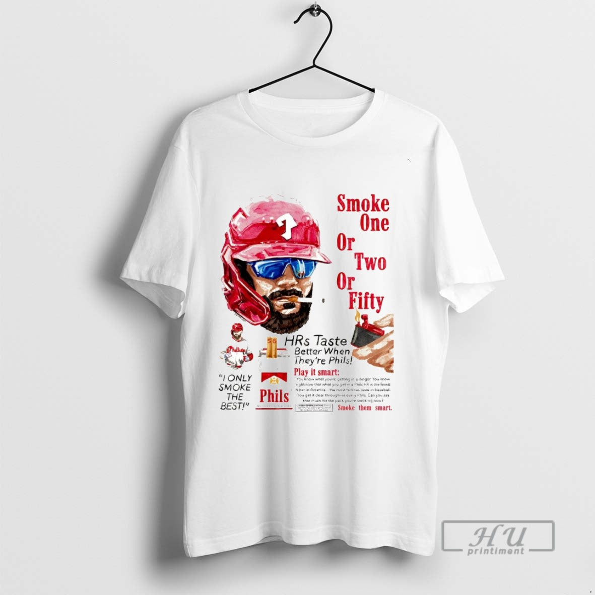 Officials Kyle Schwarber Smoke One Or Two Or Fifty T Shirts Unisex T-shirt, Sweatshirt, Hoodie, Long Sleeve Tee - T-Shirt, Sweatshirt, Hoodie