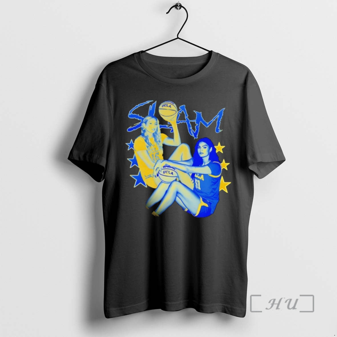 Officials Lauren Betts And Sienna Betts Ucla Bruins Basketball Slam 90s Style Premium T Shirts - T-Shirt, Sweatshirt, Hoodie