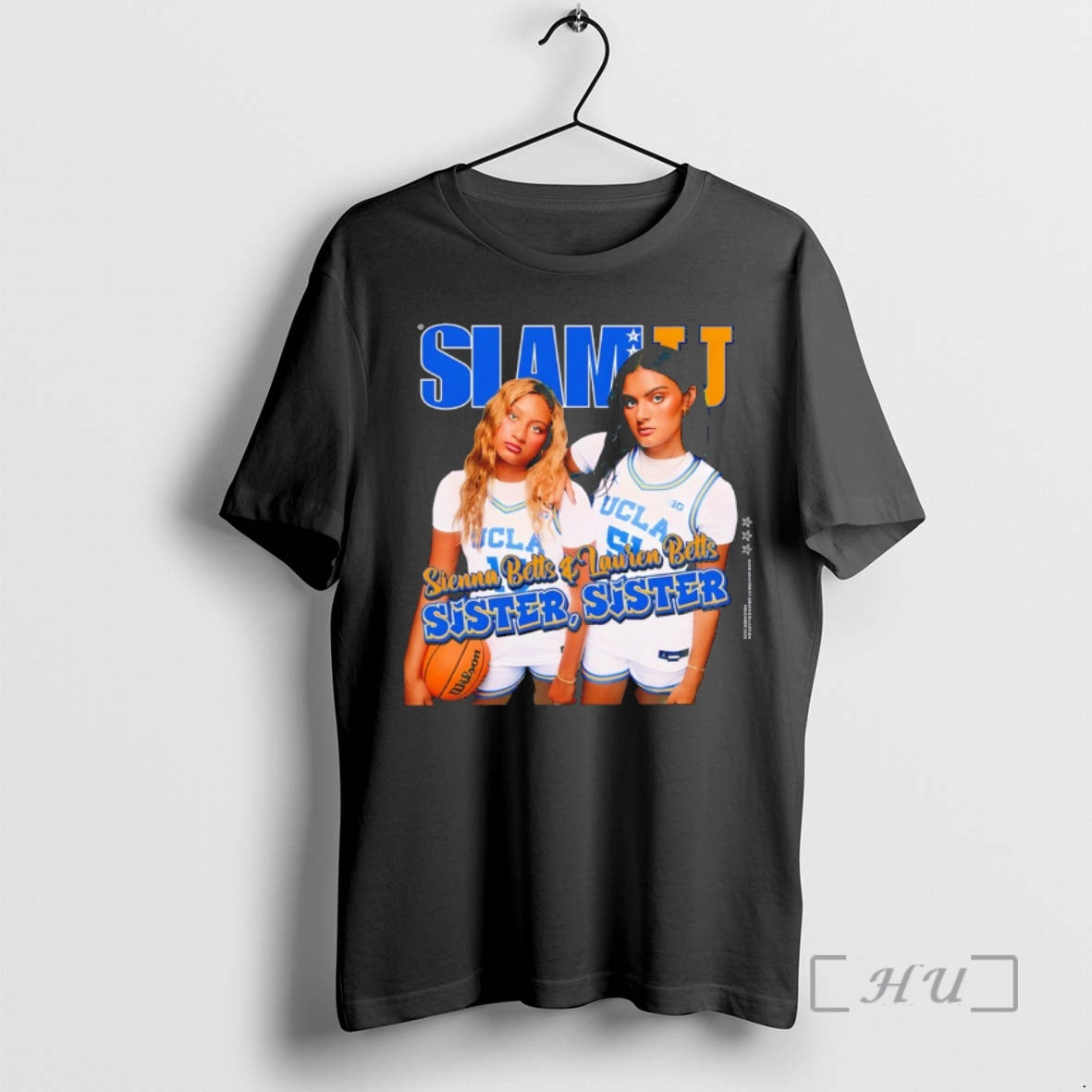 Officials Lauren Betts And Sienna Betts Sister Ucla Bruins Basketball Slam U Premium T Shirts - T-Shirt, Sweatshirt, Hoodie