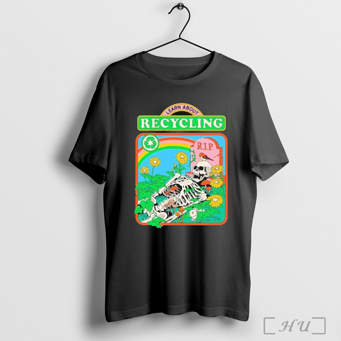 Officials Learn About Recycling Rip Skeleton T Shirt Unisex T-shirt, Sweatshirt, Hoodie, Long Sleeve Tee - T-Shirt, Sweatshirt, Hoodie