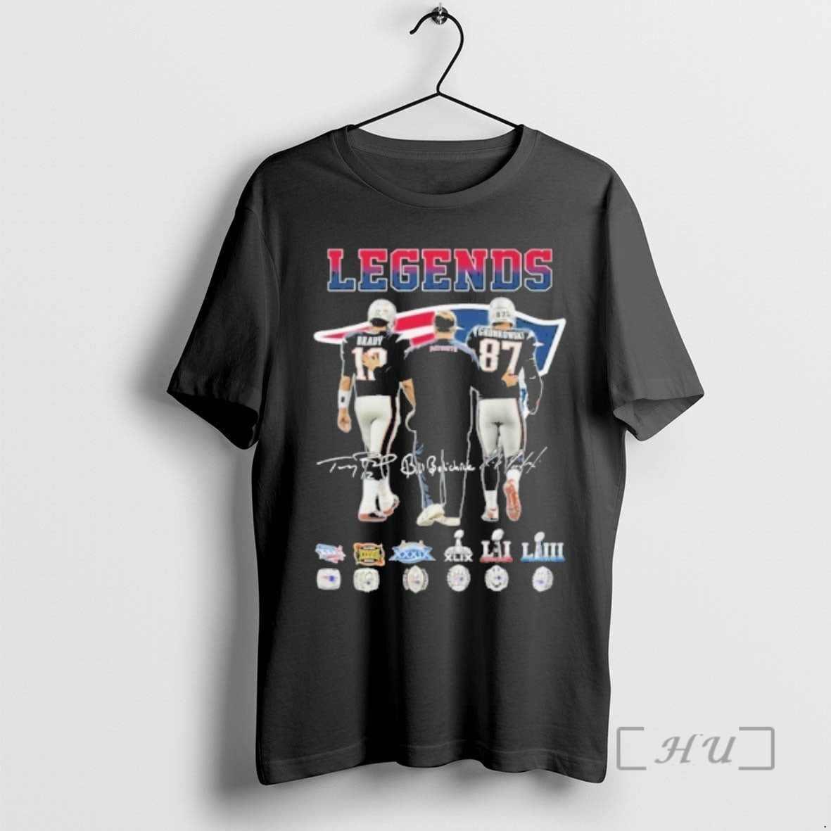 Officials Legends Brady Gronkowski Player Signature Logo - T-Shirt, Sweatshirt, Hoodie