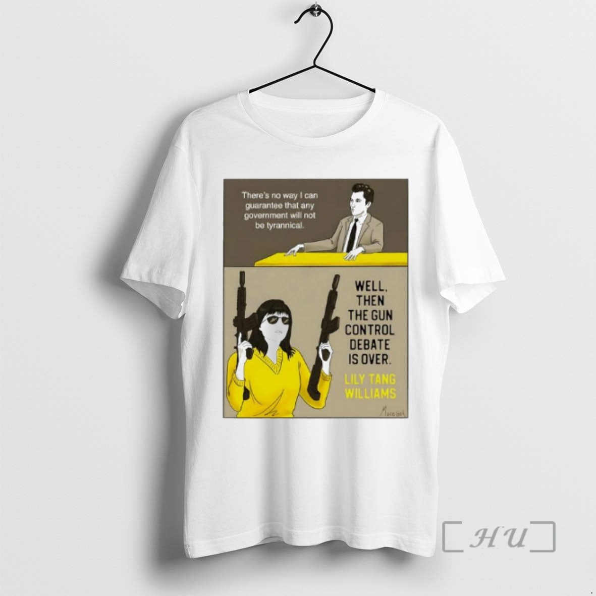 Officials Lily Tang Williams Well Then The Gun Control Debate Is Over Premium T Shirts - T-Shirt, Sweatshirt, Hoodie