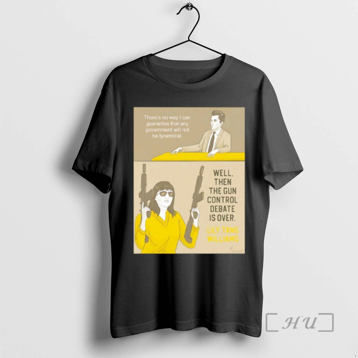 Officials Lily Tang Williams Well Then The Gun Control Debate Is Over Meme Premium - T-Shirt, Sweatshirt, Hoodie