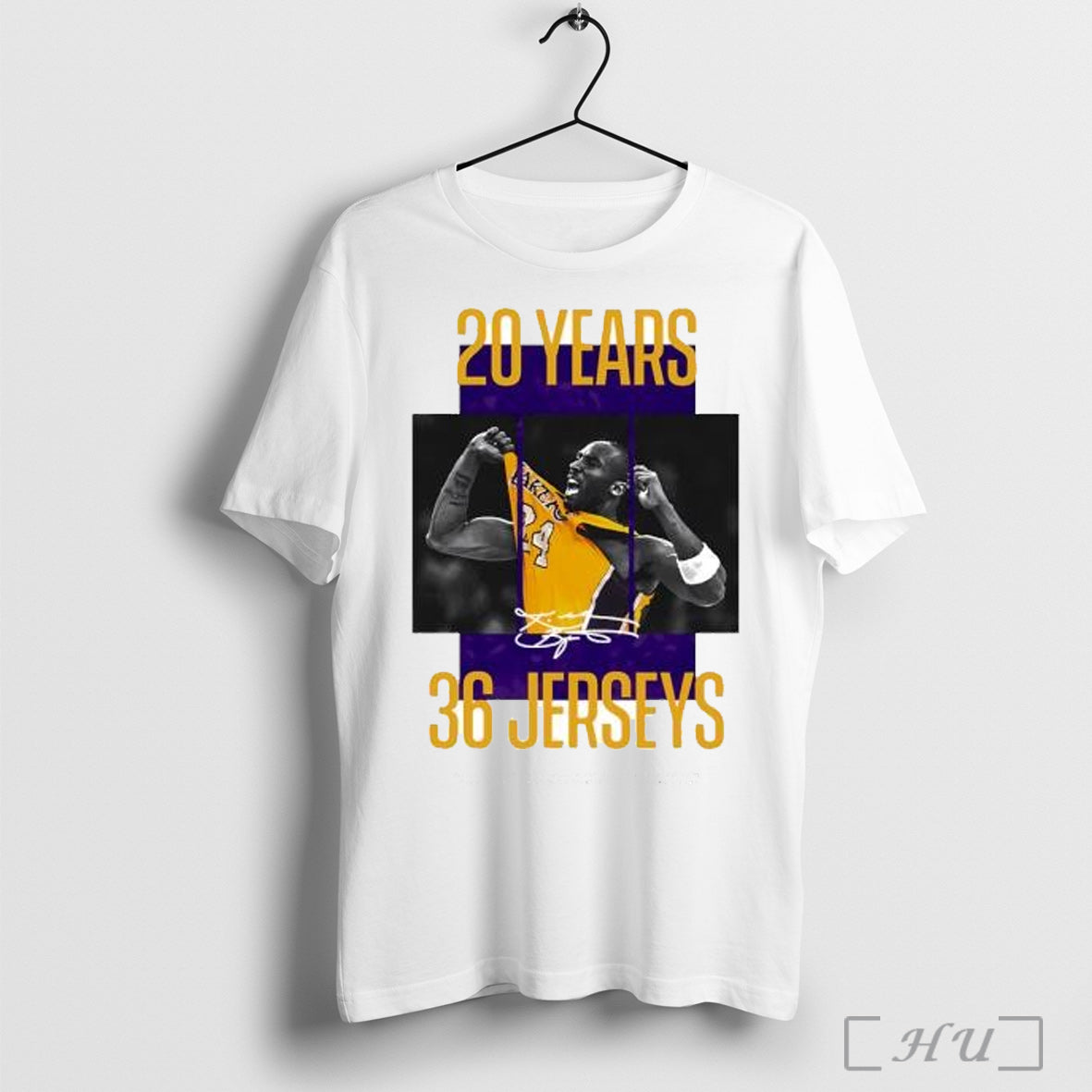 Officials Los Angeles Lakers Kobe Bryant 20 Years 36 Jerseys Shirt Hoodie Sweater Longsleeve And basketball jersey product view 1