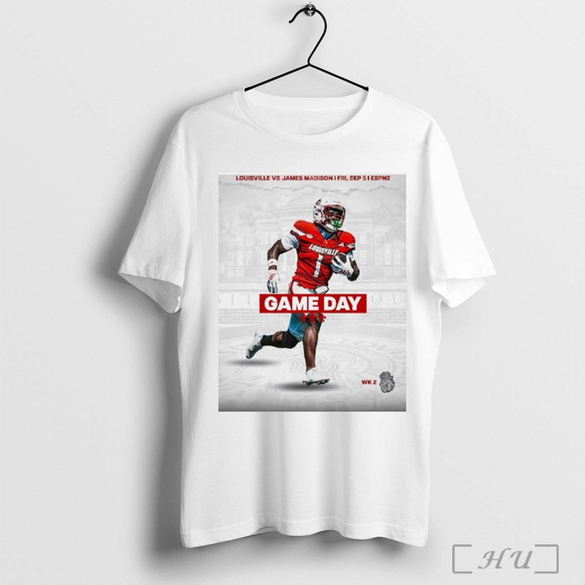 Officials Louisville Cardinals Vs James Madison Football Gameday Week 2 T Shirt Unisex T-shirt, Sweatshirt, Hoodie, Long Sleeve Tee - T-Shirt, Sweatshirt, Hoodie