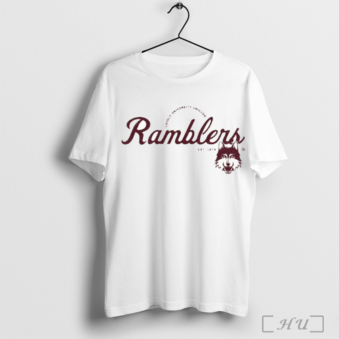 Officials Loyola University Chicago Ramblers Script Logo T Shirt Unisex T-shirt, Sweatshirt, Hoodie, Long Sleeve Tee - T-Shirt, Sweatshirt, Hoodie