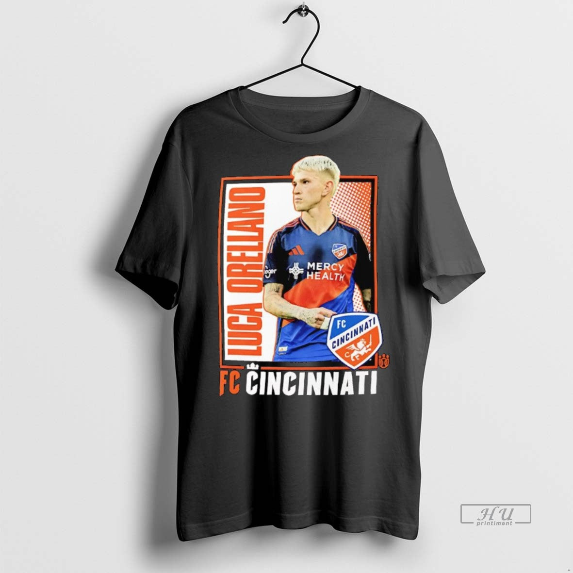 Officials Luca Orellano Fc Cincinnati Portrait Shirt Sweater Unisex T-shirt, Sweatshirt, Hoodie, Long Sleeve Tee - T-Shirt, Sweatshirt, Hoodie