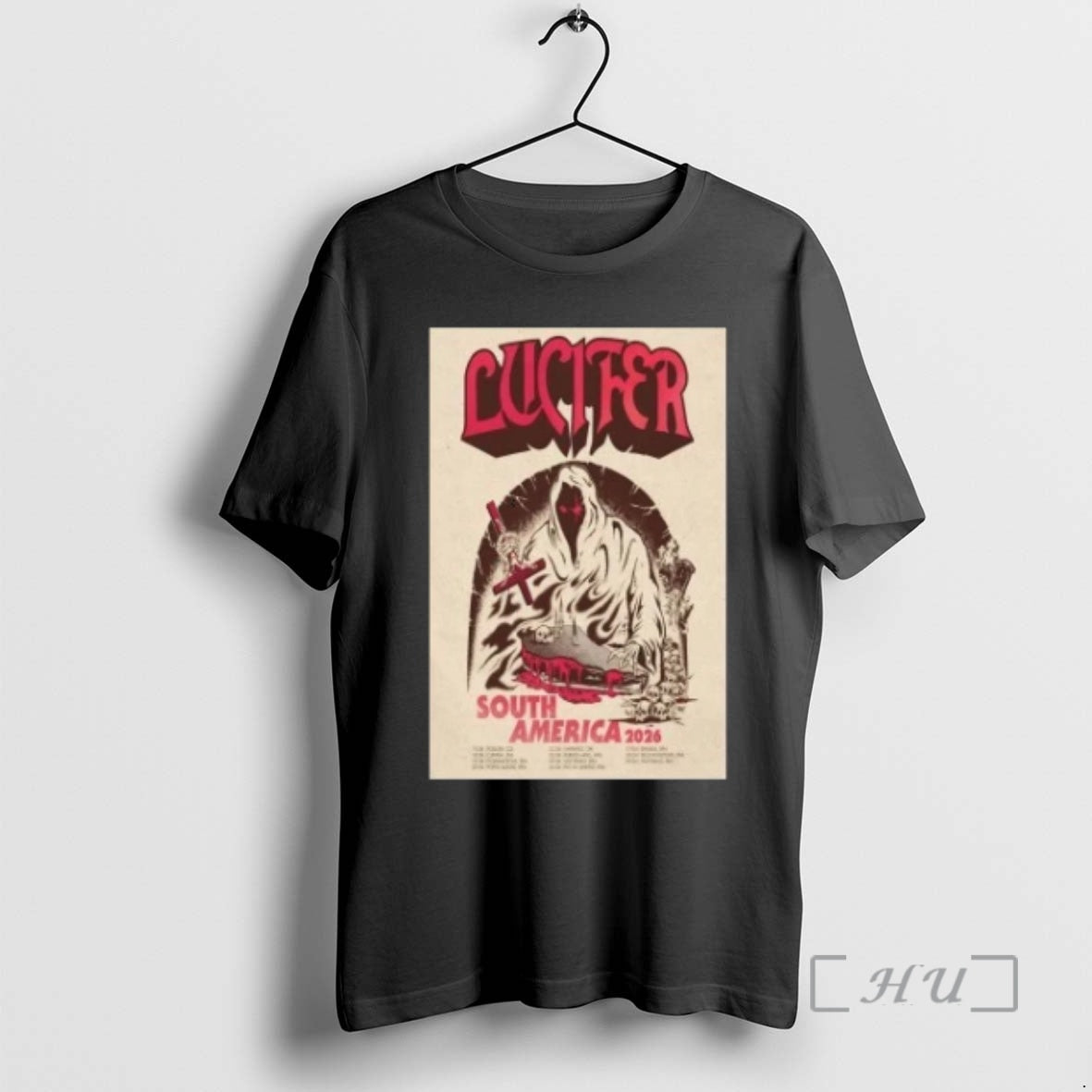 Officials Lucifer South America Tour 26 Unisex T-shirt, Sweatshirt, Hoodie, Long Sleeve Tee - T-Shirt, Sweatshirt, Hoodie