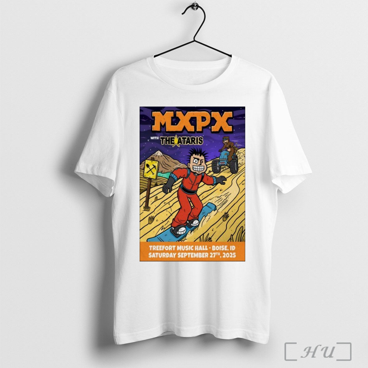 Officials Mxpx 9 27 2025 Treefort Music Hall In Boise Id T Shirt Unisex T-shirt, Sweatshirt, Hoodie, Long Sleeve Tee - T-Shirt, Sweatshirt, Hoodie
