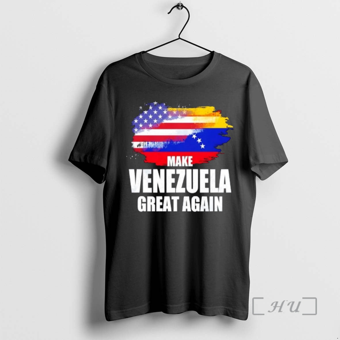 Officials Make Venezuela Great Again Usa Flag Colorful - T-Shirt, Sweatshirt, Hoodie