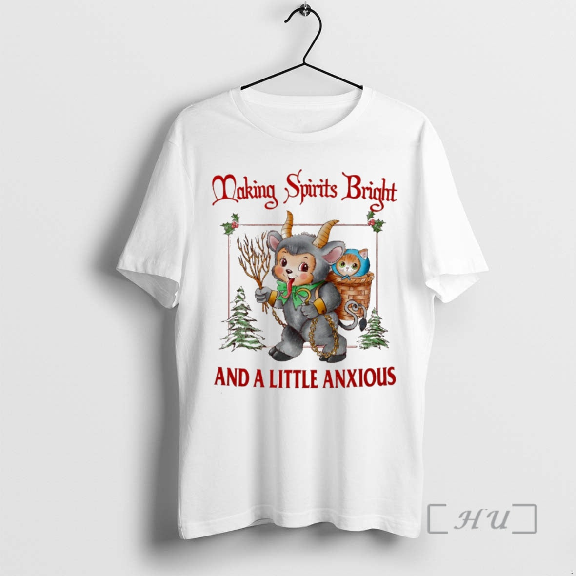 Officials Making Spirits Bright And A Little Anxious Circle - T-Shirt, Sweatshirt, Hoodie