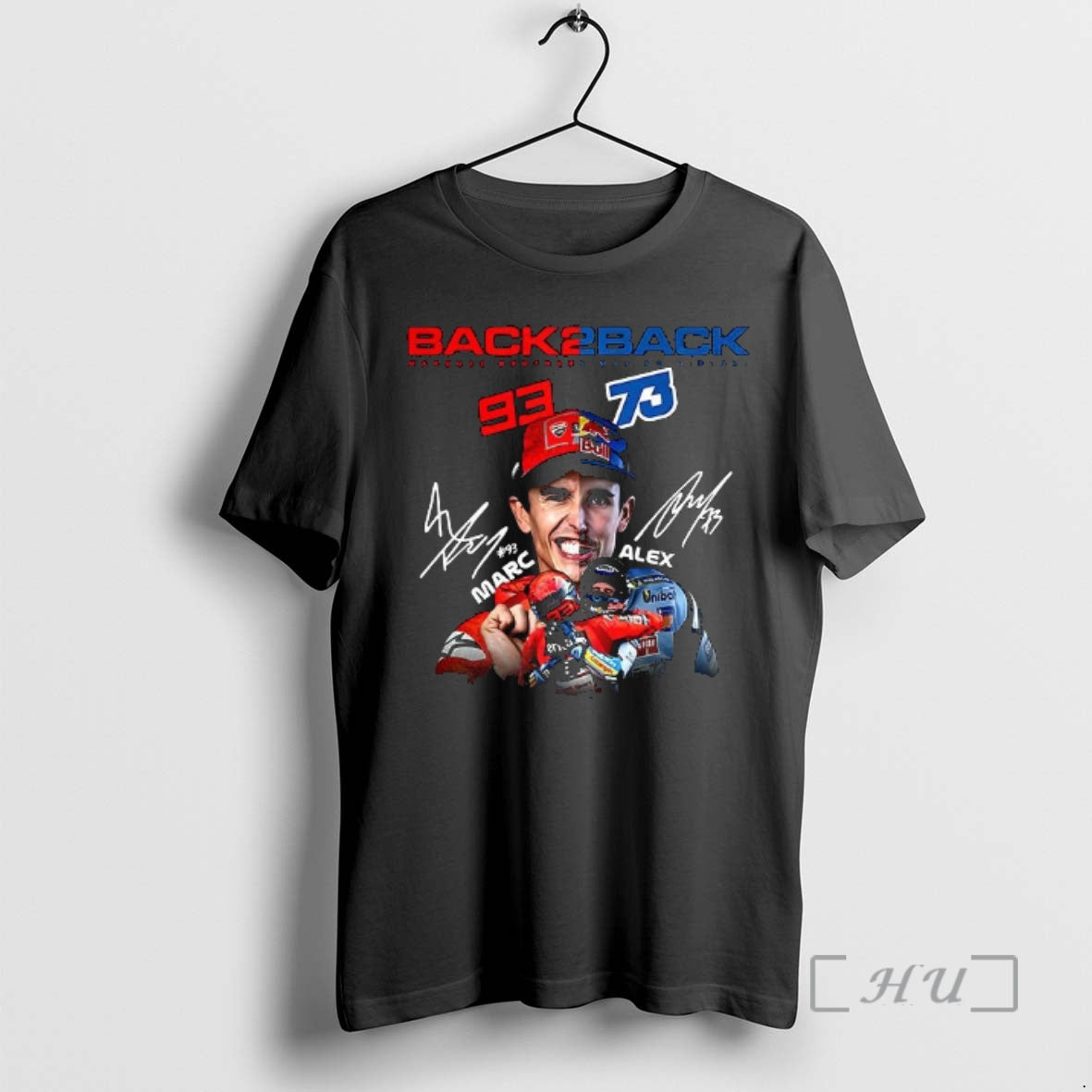 Officials Marc Marquez And Alex Marquez Motogp Brothers Making History Signature Premium T Shirts Sweater - T-Shirt, Sweatshirt, Hoodie