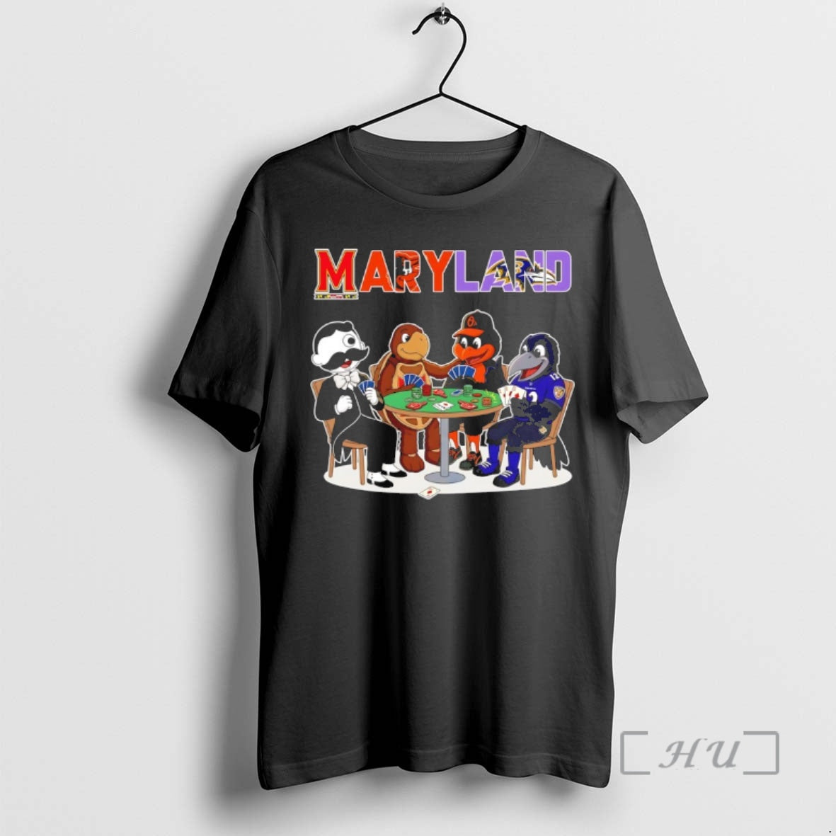 Officials Marland City Sports Mascot Playing Poker Unisex T-shirt, Sweatshirt, Hoodie, Long Sleeve Tee - T-Shirt, Sweatshirt, Hoodie