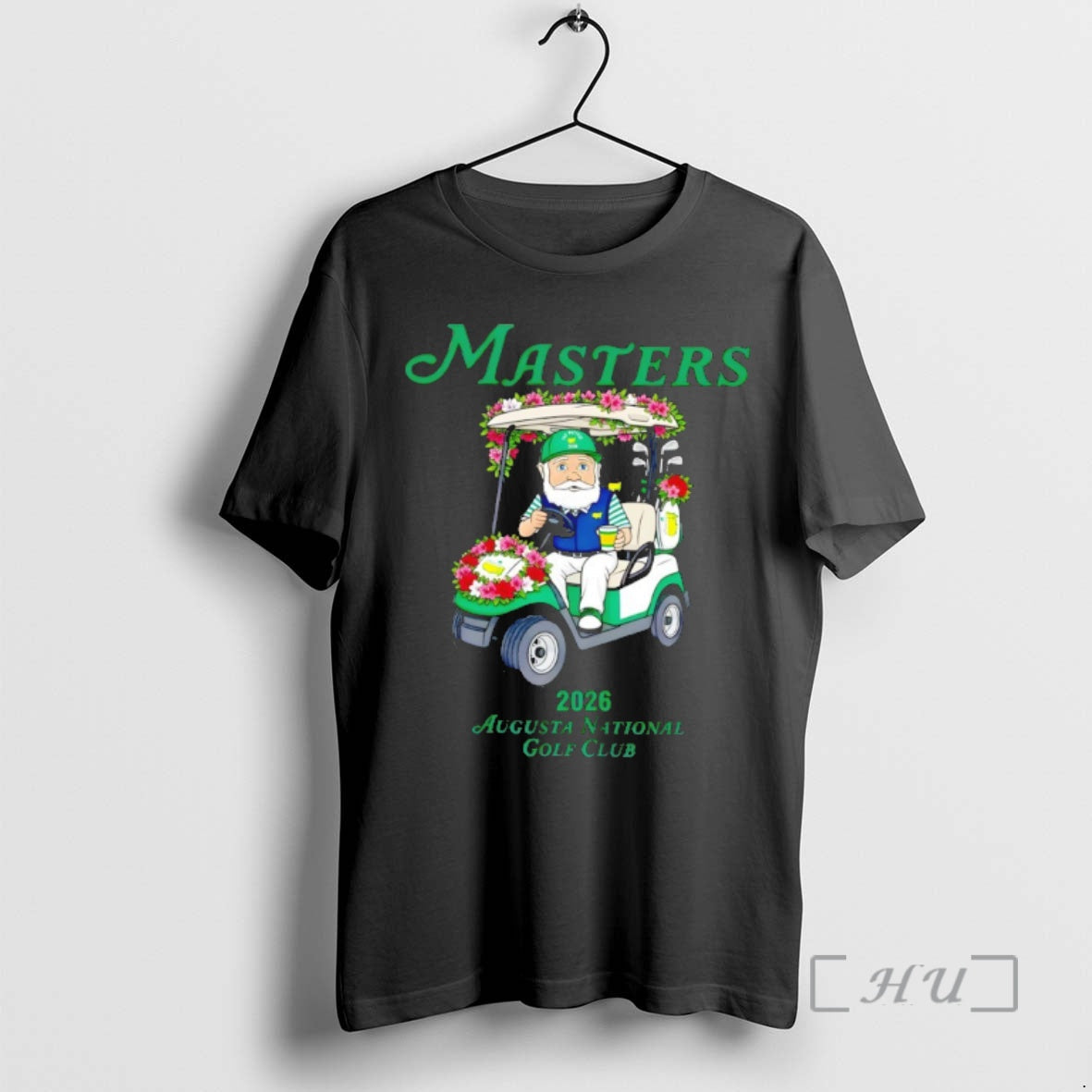 Officials Masters 2026 Augusta National Golf Club Cart Gnome Unisex T-shirt, Sweatshirt, Hoodie, Long Sleeve Tee - T-Shirt, Sweatshirt, Hoodie