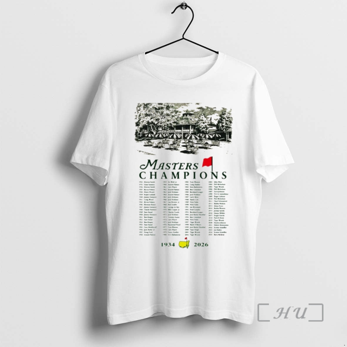 Officials Masters Augusta National Golf Course 1943 2026 Unisex T-shirt, Sweatshirt, Hoodie, Long Sleeve Tee - T-Shirt, Sweatshirt, Hoodie