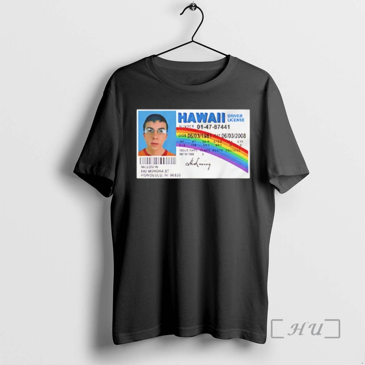 Officials Mclovin Id Dake Driver License Unisex T-shirt, Sweatshirt, Hoodie, Long Sleeve Tee - T-Shirt, Sweatshirt, Hoodie