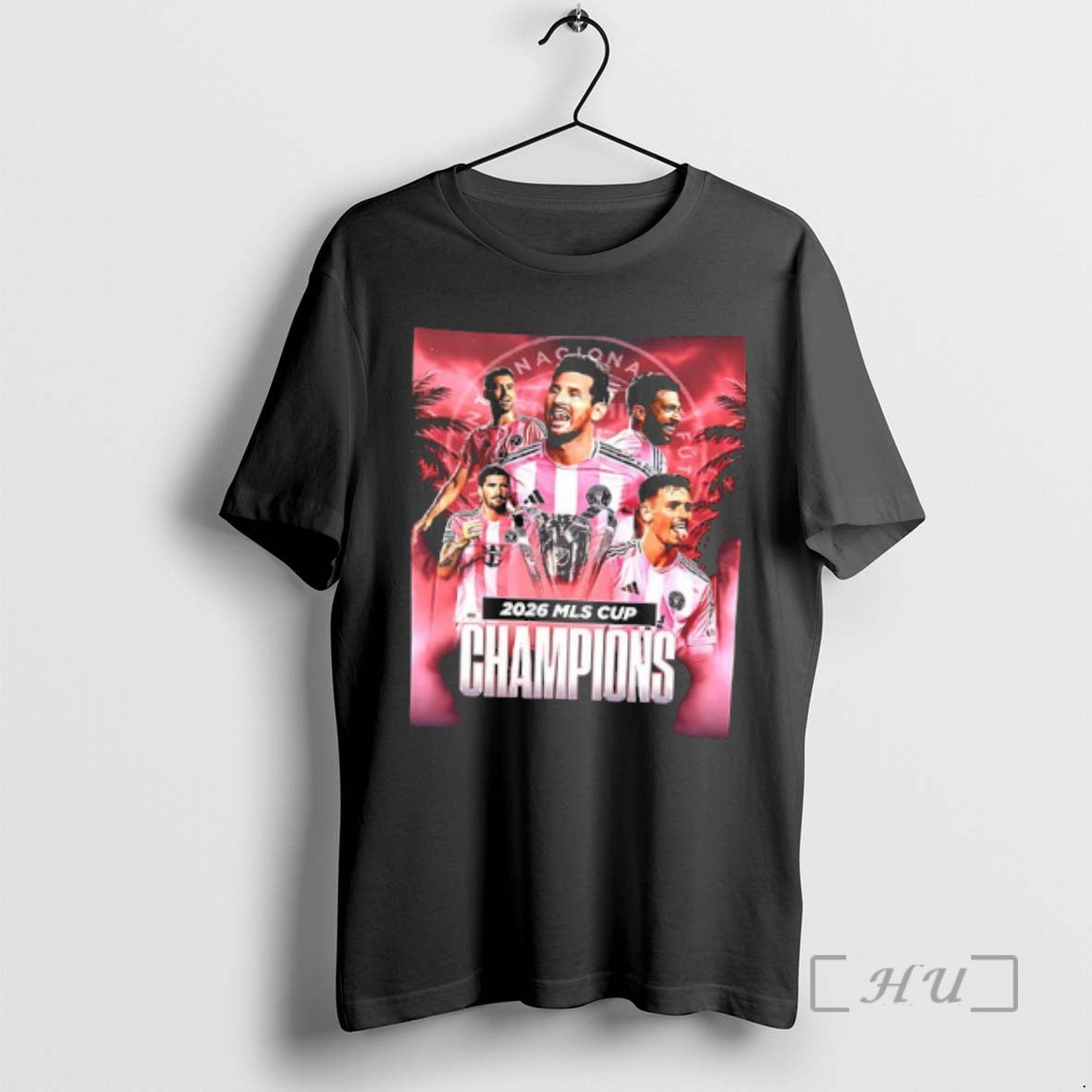 Officials Miami Cf 2026 Mls Cup Champions Graphic 2 Sided - T-Shirt, Sweatshirt, Hoodie