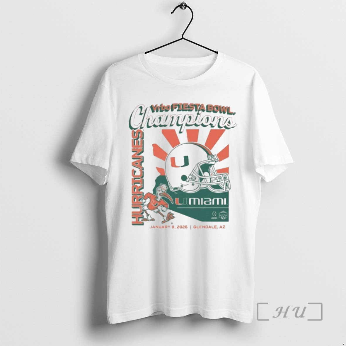 Officials Miami Football Cfp Fiesta Bowl Champions - T-Shirt, Sweatshirt, Hoodie