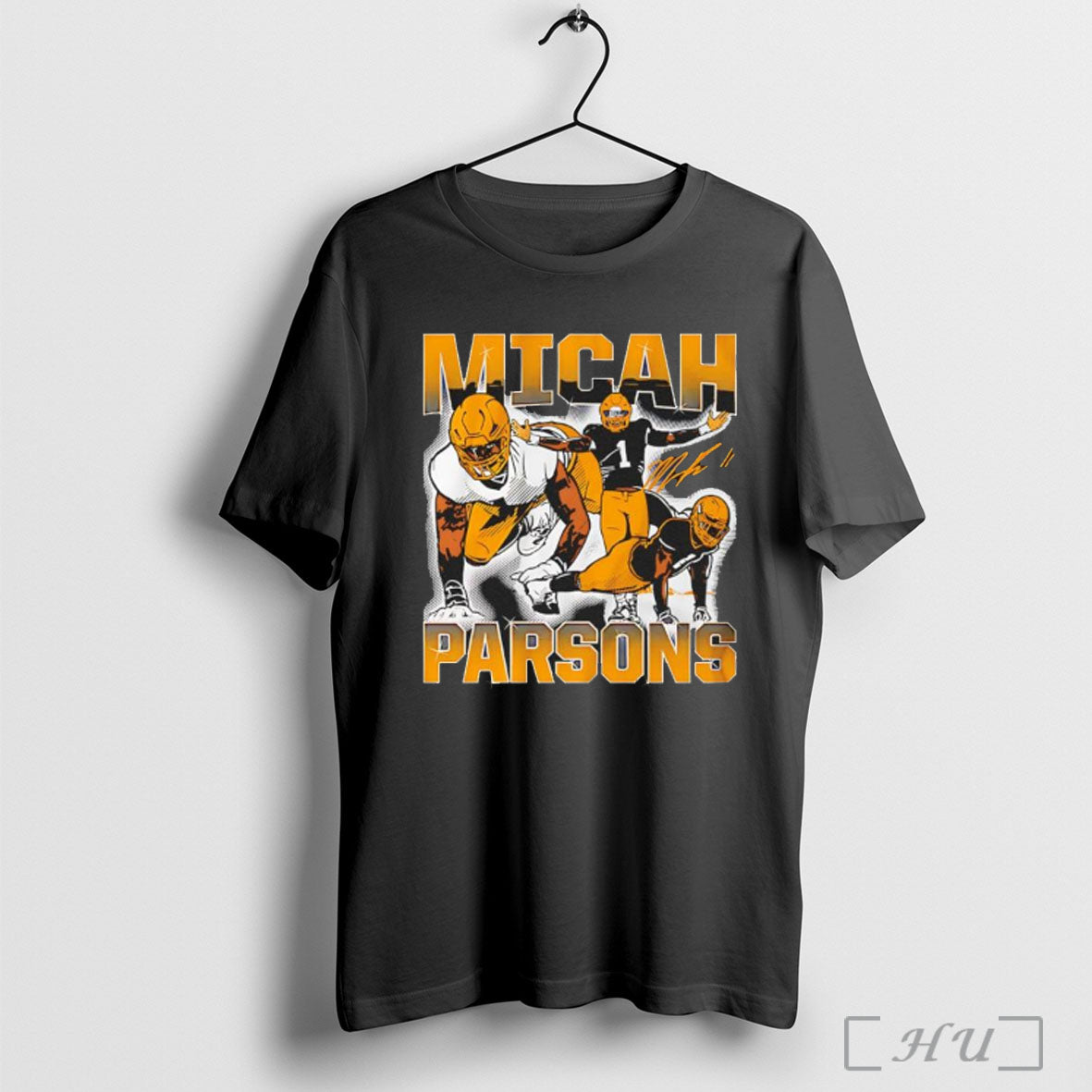 Officials Micah Parsons Green Bay Packers Football Masterpiece Signature T Shirt Unisex T-shirt, Sweatshirt, Hoodie, Long Sleeve Tee - T-Shirt, Sweatshirt, Hoodie