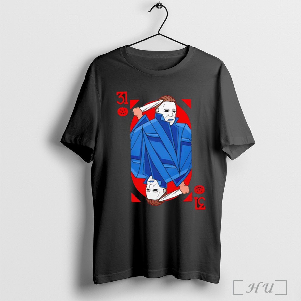 Officials Michael Myers 31 Halloween Character Card Style T Shirt Unisex T-shirt, Sweatshirt, Hoodie, Long Sleeve Tee - T-Shirt, Sweatshirt, Hoodie