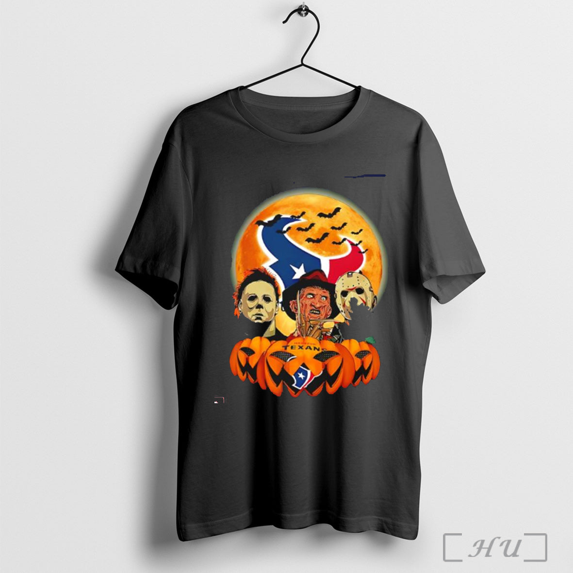 Officials Michael Myers Freddy Krueger Jason Voorhees Houston Texans Halloween T Shirt Unisex T-shirt, Sweatshirt, Hoodie, Long Sleeve Tee - T-Shirt, Sweatshirt, Hoodie