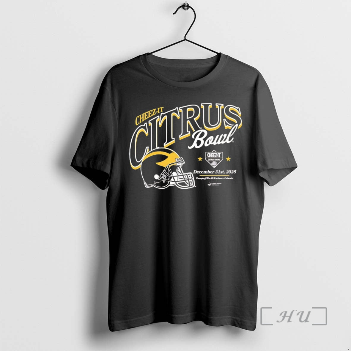 Officials Michigan Wolverines 2025 Cheez It Citrus Bowl Helmet Chriast - T-Shirt, Sweatshirt, Hoodie