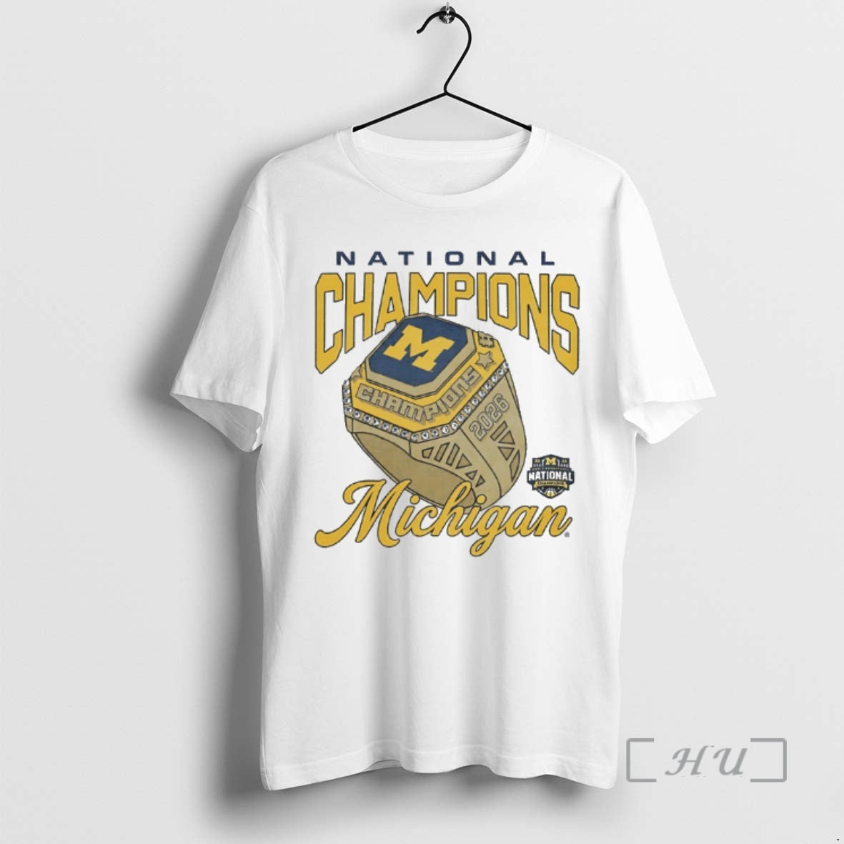 Officials Michigan Wolverines 2026 Mens Basketball National Champions Ring Unisex T-shirt, Sweatshirt, Hoodie, Long Sleeve Tee - T-Shirt, Sweatshirt, Hoodie
