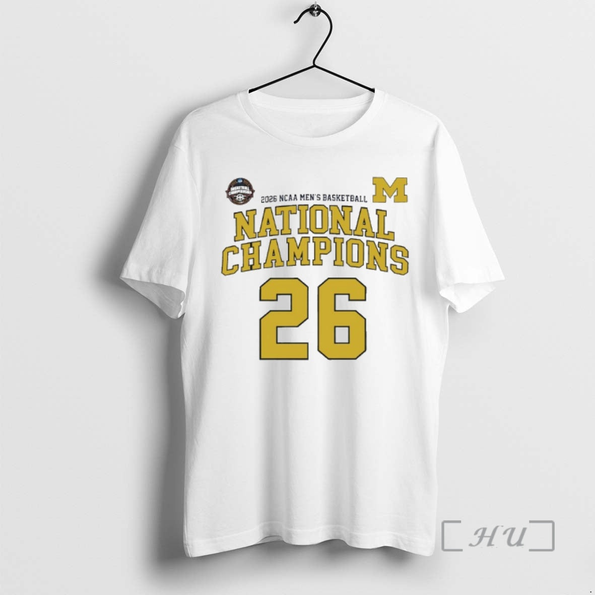 Officials Michigan Wolverines 2026 Ncaa Mens Basketball National Championship Unisex T-shirt, Sweatshirt, Hoodie, Long Sleeve Tee - T-Shirt, Sweatshirt, Hoodie