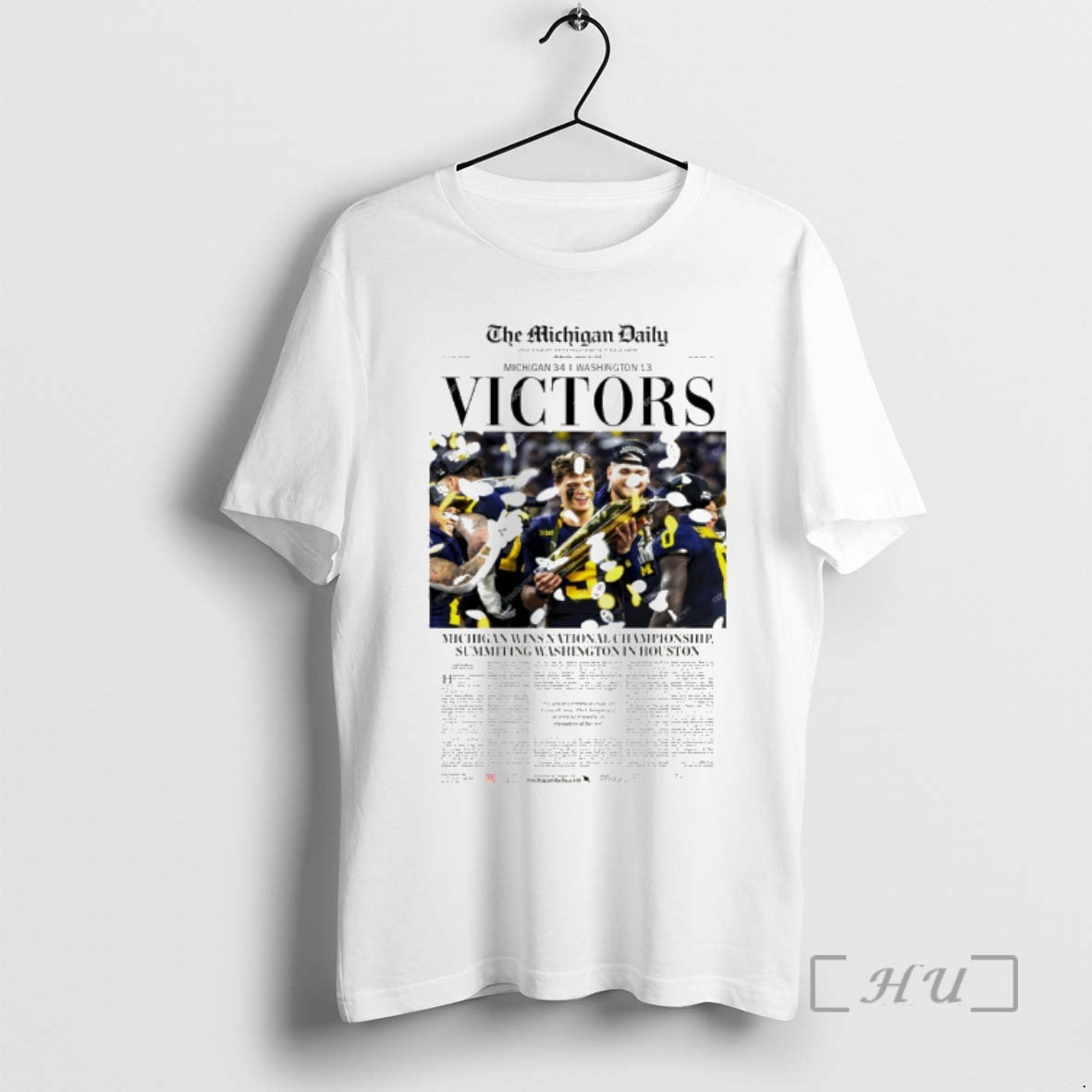 Officials Michigan Wolverines Basketball National Championship Victors Michigan Wins National Championship Premium T Shirts Sweater - T-Shirt, Sweatshirt, Hoodie